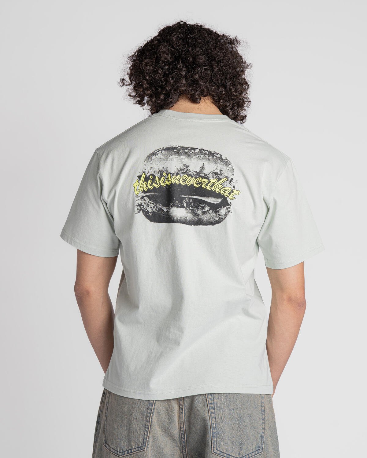 ★thisisneverthat★ Hamburger Tee Pale Mint TN251TTSST38PMT thisisneverthat Hamburger Tee | TN251TTSST38 | AFEW STORE